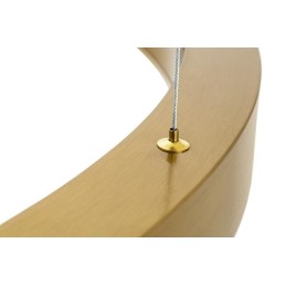 MOOSEE lampa wisząca RING 80 + 80 + 80    złota na jednej podsufitce
