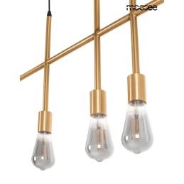 MOOSEE lampa wisząca RIVA 5 złota