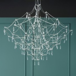 MOOSEE lampa wisząca CONSTELATION 77      GOLD - LED, stal szczotkowana