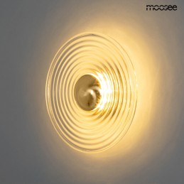 MOOSEE lampa ścienna ONDA złota