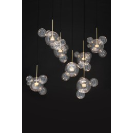 MOOSEE lampa wisząca CAPRI LINE 7 złota