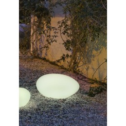 NEW GARDEN lampa ogrodowa PETRA 40 CABLE biała