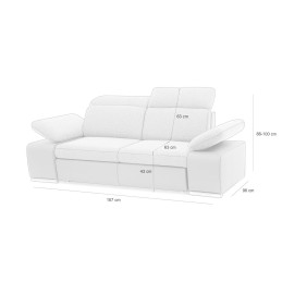 Sofa CONTINENTAL - funkcjonalna elegancja